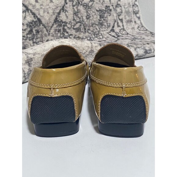 Lauren Ralph Lauren Patent Leather Loafer in Tan Size 8AA - Picture 5 of 7
